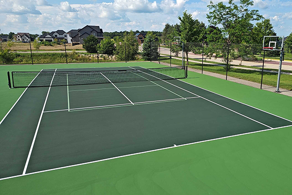 Westbridge Park Tennis Courts Get a Facelift
