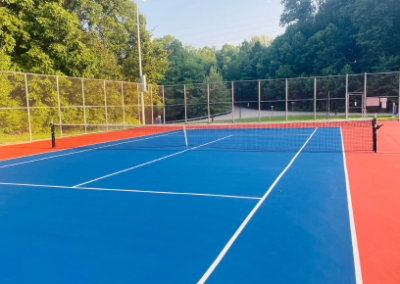 Custom Tennis Court Design for Schools & Recreation Centers: 144 Colors & Patented Technology
