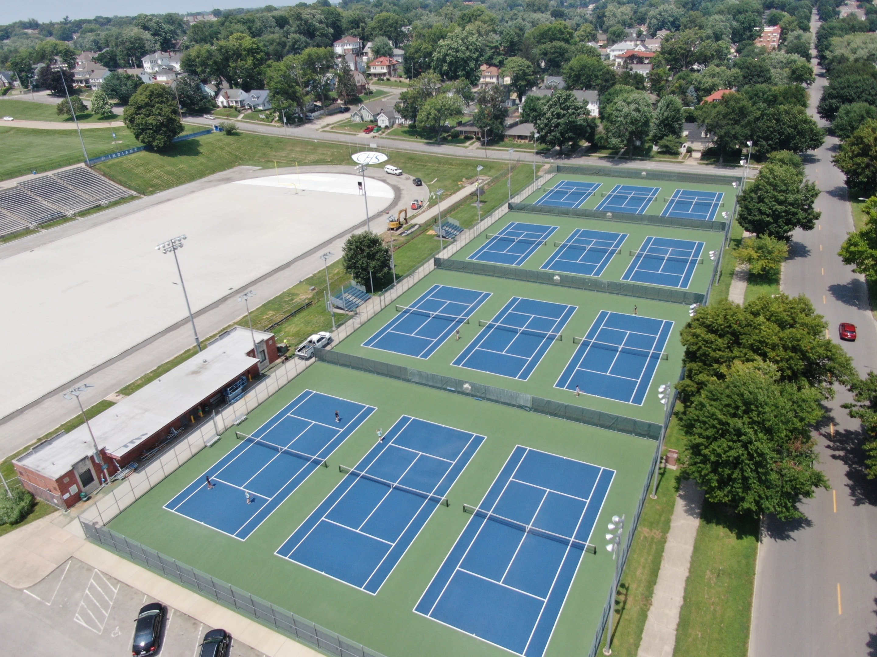 Freshly, Resurfaced Courts at St. Joseph MO